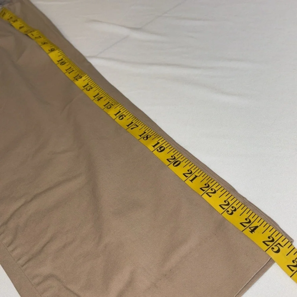 Talbots pants curvy straight leg slide button/zip closure flat front size 10